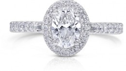 oval diamond engagement ring